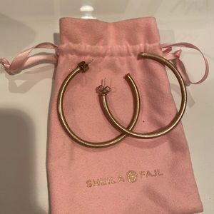 Sheila Fajl gold hoops